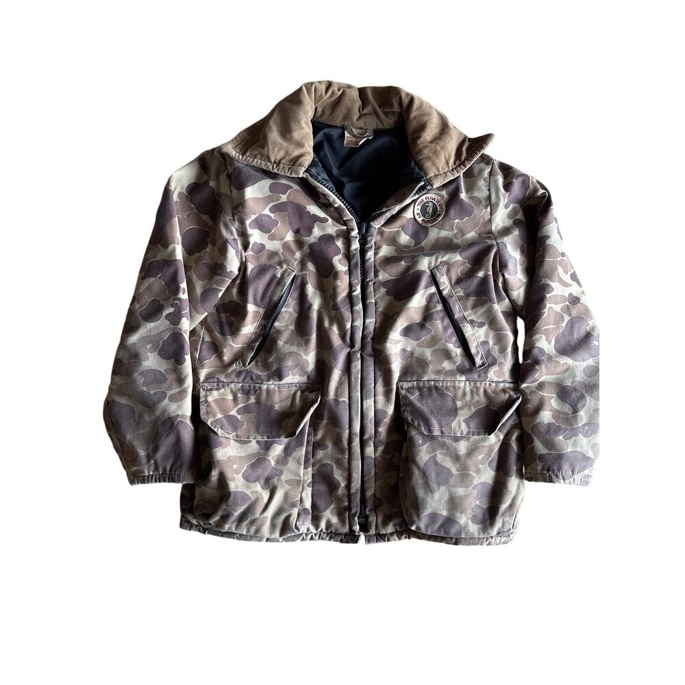 Vintage Mustang Bouyant Medium Outerwear Camo Floater Coat